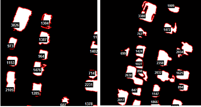 Obtained Results by the Matlab algorithm. 2014 (left) and 2015(right).