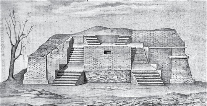The ruins at Quiotepec, Oaxaca. 