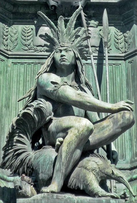 Louis Rochet, El Rio San Francisco, maqueta em yeso para el monumento ecuestre de Dom Pedro I, emperador de Brasil, Rio de Janeiro, Museu Hist&oacute;rico Nacional. 