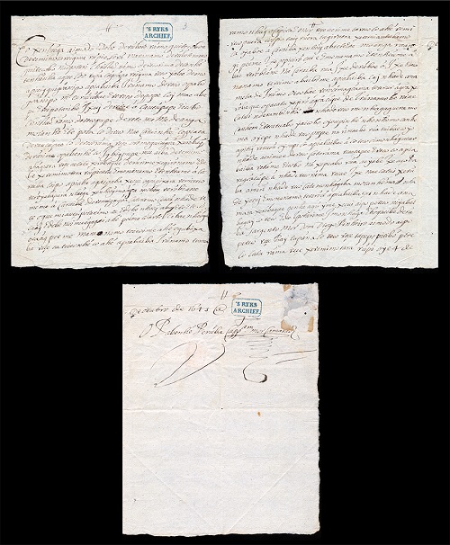 Carta 2, de Felipe Camarão a Antônio Paraupaba, de 4 de outubro de 1645.