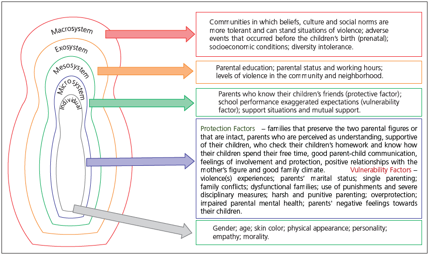 Bioecological model for bullying and family interface