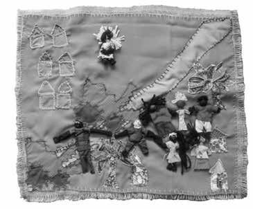 Arpillera Tractores hambrientos