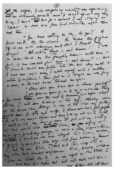 Borradores Fuera de lugar. Edward W. Said Papers. Series II: Writings, 1963-2006. Box 49. Folder 4. Out of Place (Drafts). Rare Book & Manuscript Library, Columbia University in the City of New York. 4