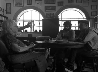 Durante la conversación con Gwendolyn Midlo Hall, agosto de 2019