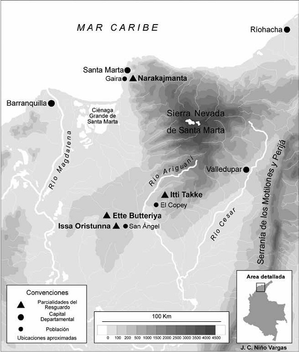 Las llanuras del Ariguaní  y los resguardos ette.