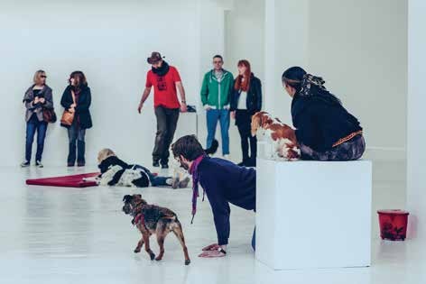 Sé tu perro, evento público, Galería Karst, 2016.