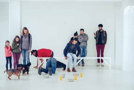 Sé tu perro, evento público, Galería Karst, 2016