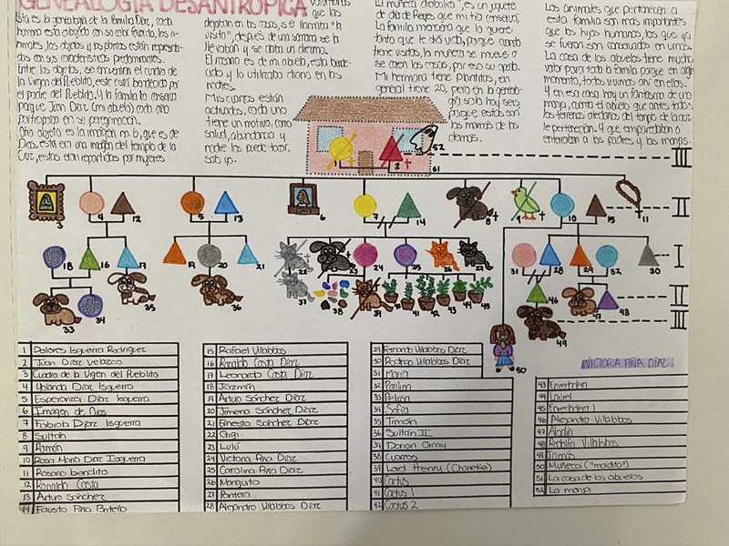 Registro fotogr�fico del material realizado por la estudiante.