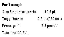 Primary pool mix for ST2 gene expression.