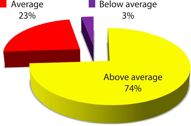 Scoring on heart model for treatment planning (n=30).