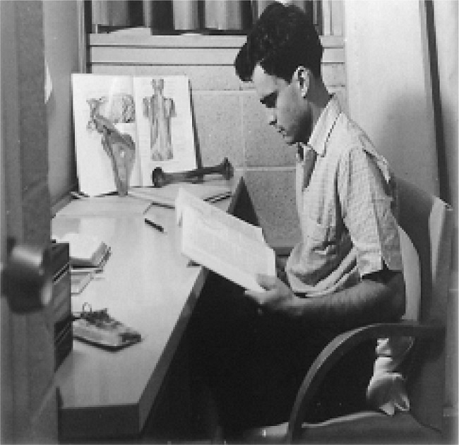 Tomas as a medical student at McGill University.