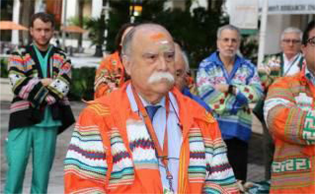 Prof. Salerno was elected Member Iron Arrow, the highest
									honor of Miami University in 2017.