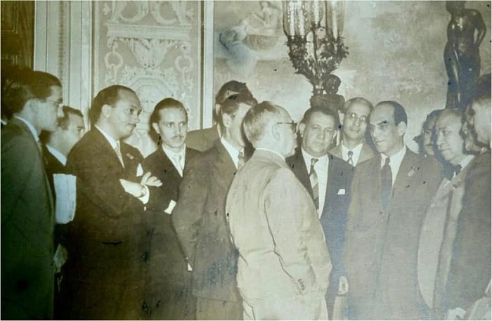 Visit to the President of the Federative Republic of Brazil,
								Getúlio Vargas.