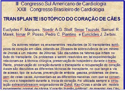 Abstract of the paper presented at the XXVIII Congresso
                            Brasileiro de Cardiologia.