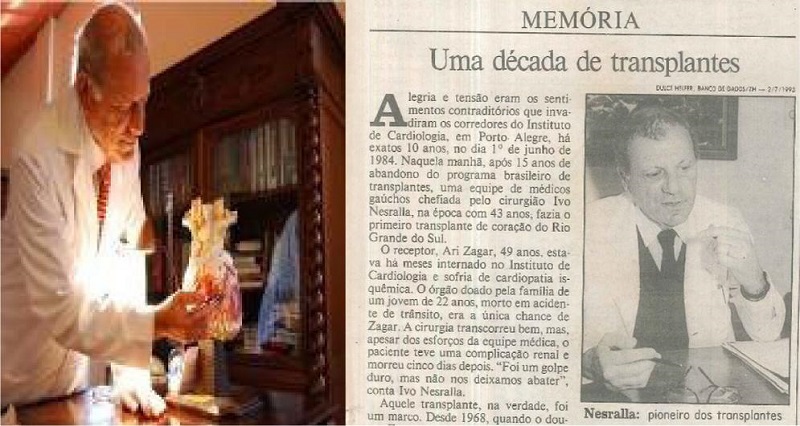 After 16 years of Zerbini achievement, Ivo Nesralla performed the
                                second heart transplant in Brazil using cyclosporine.