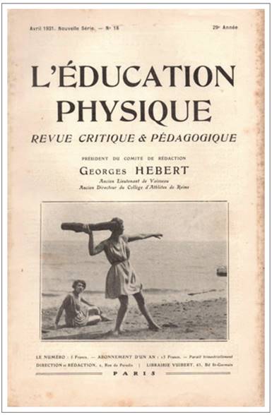 Cover of an edition of the journal L’Éducation Physique. Private collection