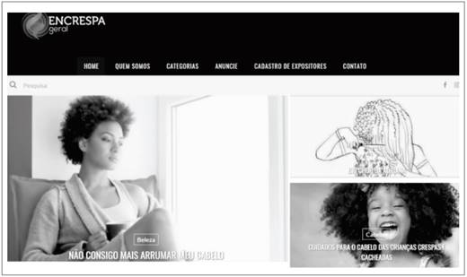 Representação imagética: territorialidades do corpo e cabelo negro