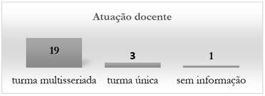 Atuação docente