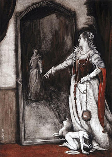 O espelho como s&iacute;mbolo do duplo