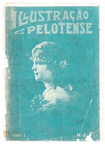 Capa da edição ano I, n. 1, da revista Ilustração Pelotense, 1919.