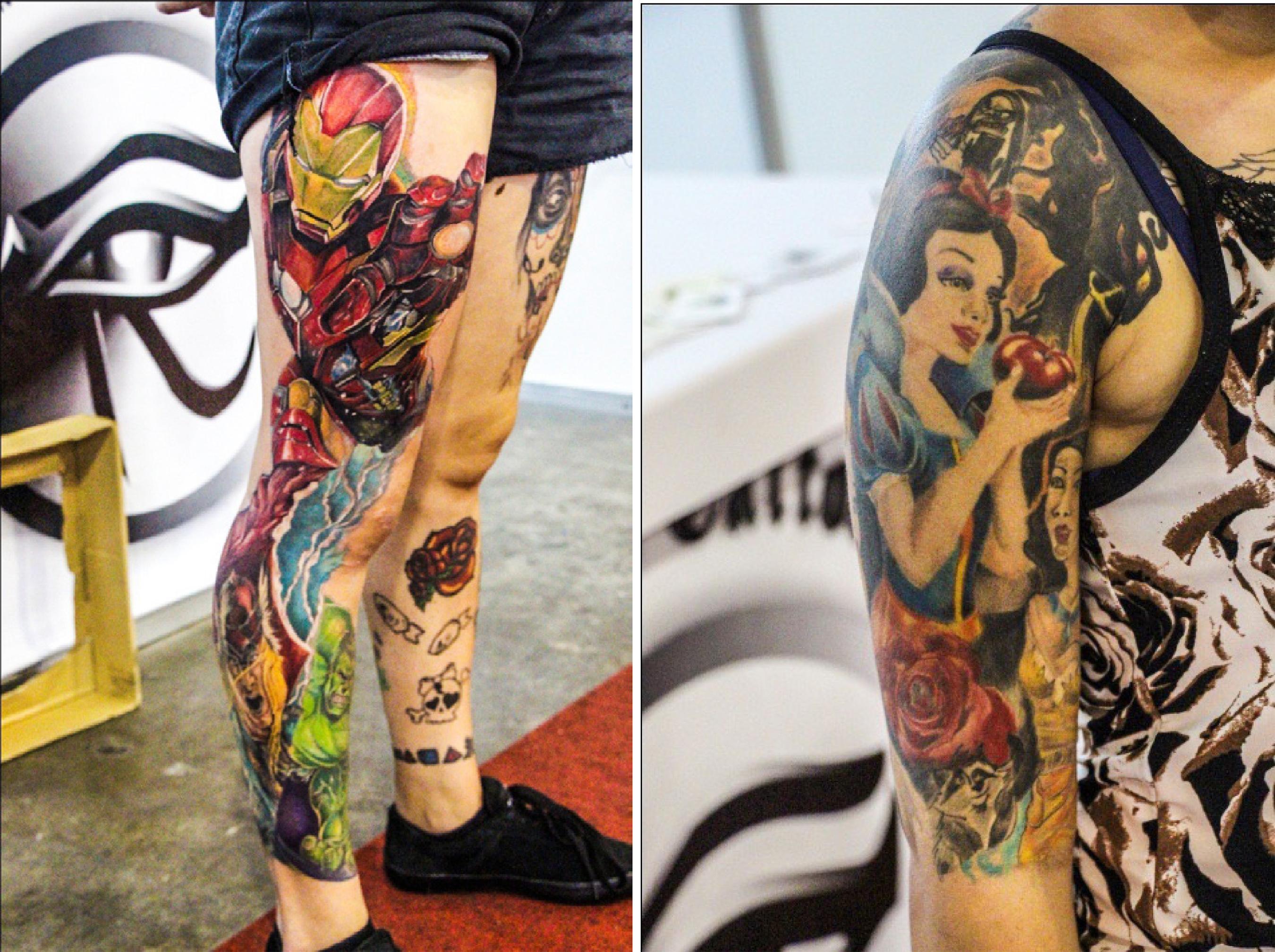 Comics Tattoo.Fonte: do autor, 2015