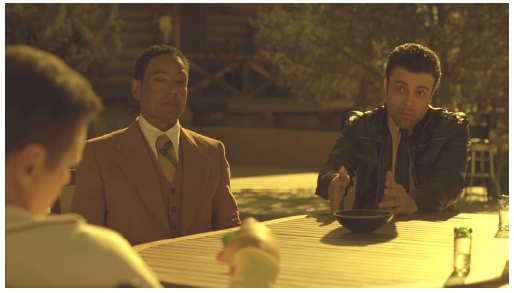  Em Hermanos, Don Eladio (&agrave; esquerda), Gustavo (centro) e Max (direita)