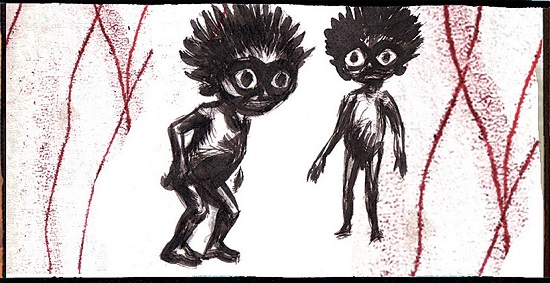 Posf&aacute;cio de Macuna&iacute;ma em quadrinhos. Abu e X (2016, p. 74).