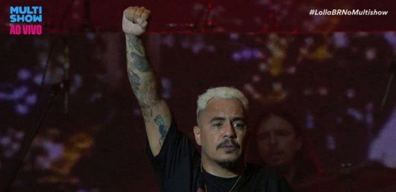 Marcelo D2 no Lollapalooza.