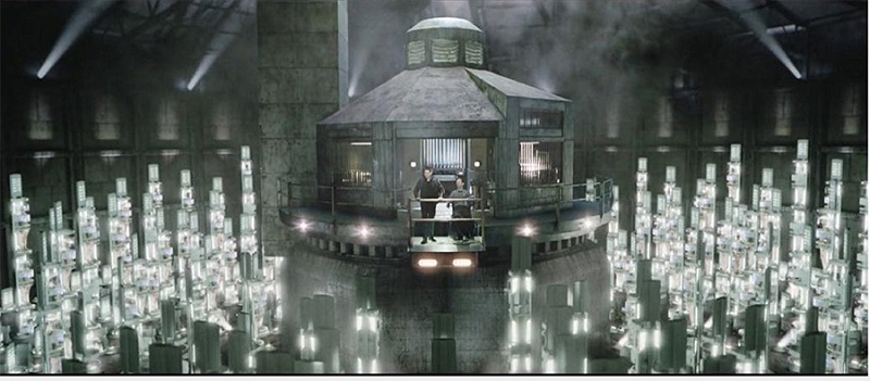 O panóptico de Minority Report.
