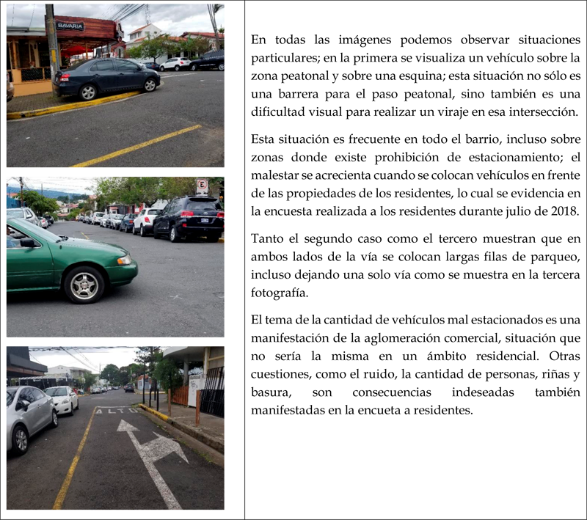 Barrio
Escalante: algunos de los problemas, septiembre, 2017