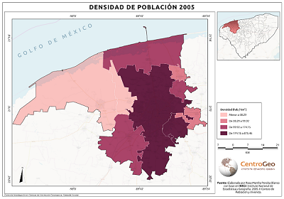Densidad poblacional 2005
