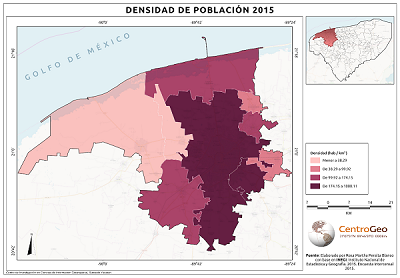 Densidad poblacional 2015