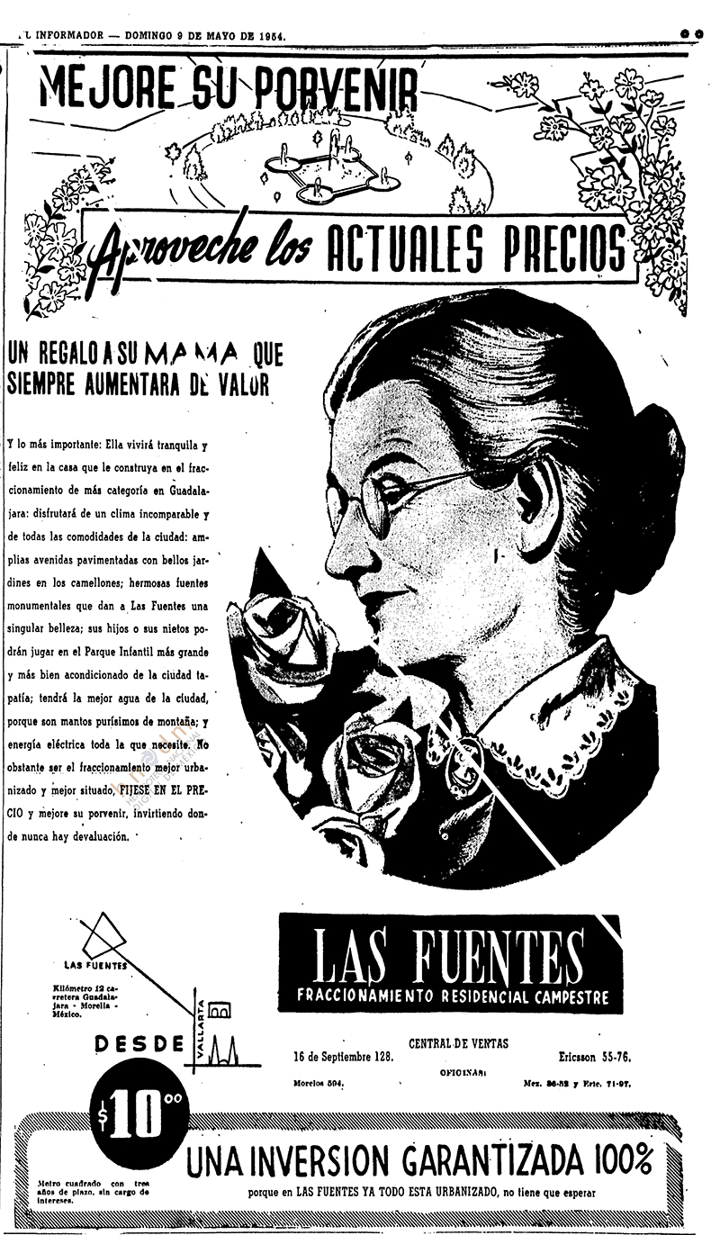 Promocin del fraccionamiento Las Fuentes, Guadalajara