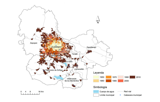 Expansin Urbana, anlisis y prospectiva: 1979-2045. Guadalajara, Jalisco, Mxico