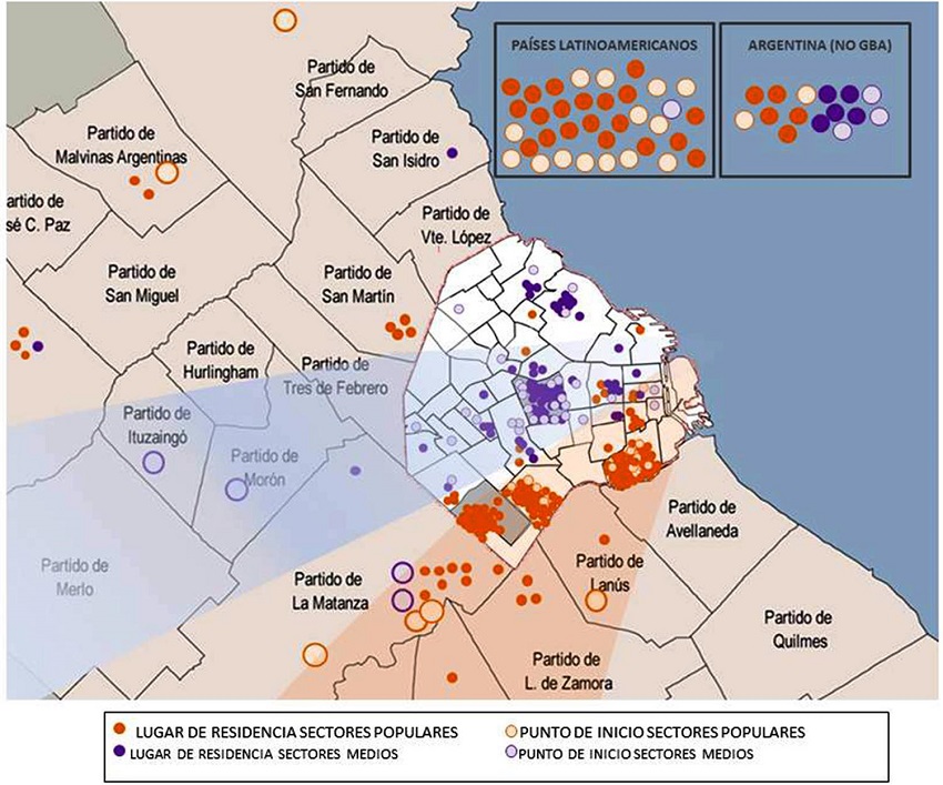 &ndash; Mapeo de ubicaciones residenciales