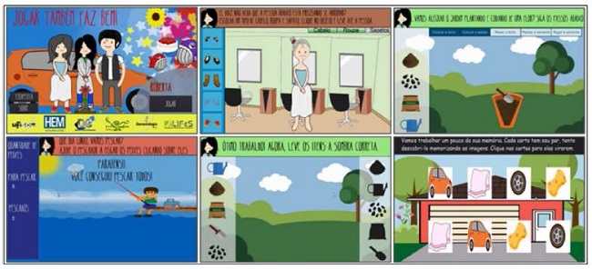 Screens from the game Playing is good for you! 