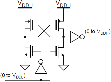 Esquem&aacute;tico del convertidor de nivel