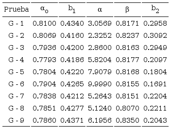 Parámetros de la ecuación (6), (Bijankhan et al., 2013)