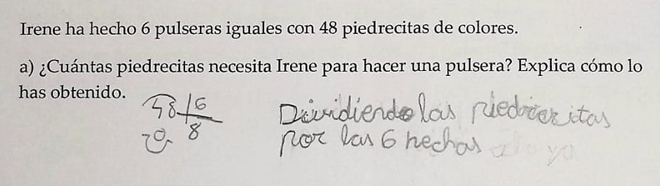 Explicación parcialmente correcta de E7 al ítem a)