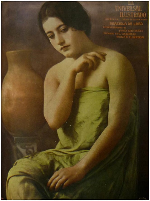 Mar&iacute;a Santib&aacute;&ntilde;ez (fot&oacute;grafa), Graciela de Lara, en El Universal Ilustrado, a&ntilde;o III, n. 156, 29 de abril de 1920. Hemeroteca de la Biblioteca Lerdo, Secretar&iacute;a de Hacienda y Cr&eacute;dito P&uacute;blico