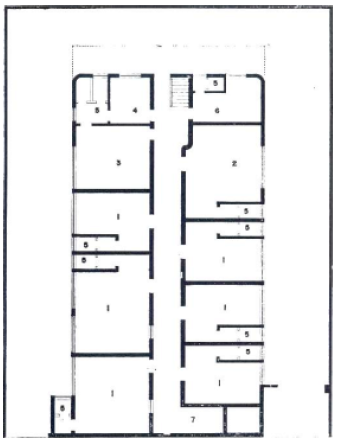 Map of the first floor
