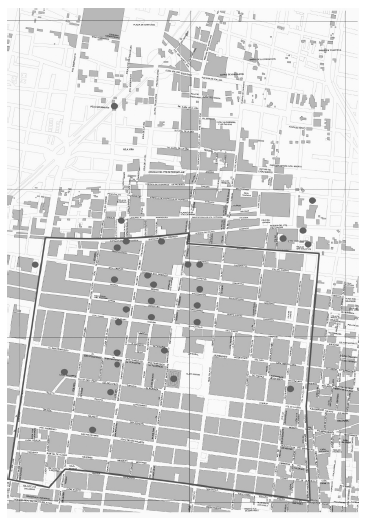 Plano de residencia de los extravagantes.