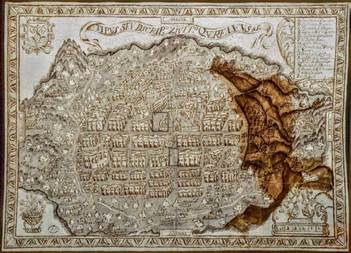 Tablados de las plazas de San Francisco (cuadro superior) y Santa Clara (cuadro inferior) durante la aclamaci�n.