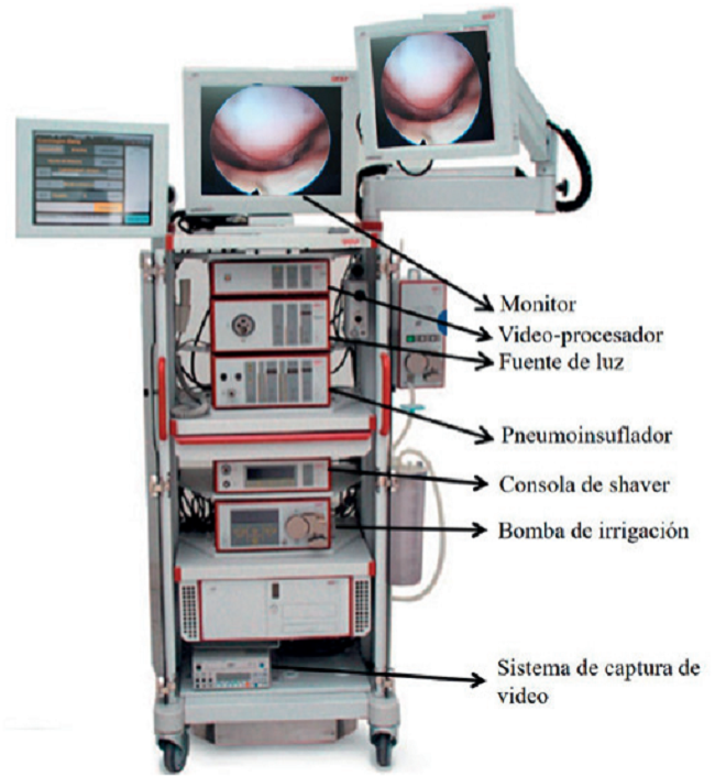 Torre videoendoscopia estándar (Richard Wolf, GmbH. Knittlingen - Alemania)