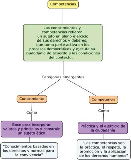 Categor&iacute;a Conocimientos y Competencias del Ciudadano
