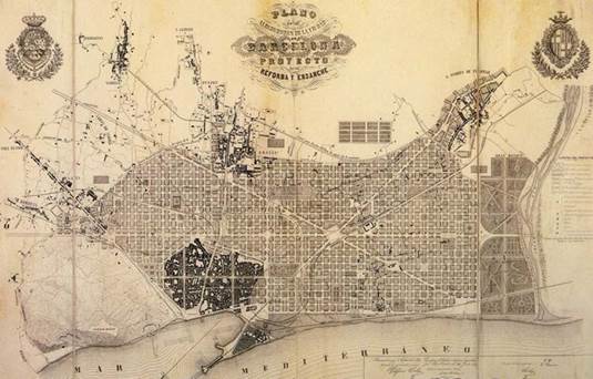 Plan de ensanche de la ciudad de Barcelona