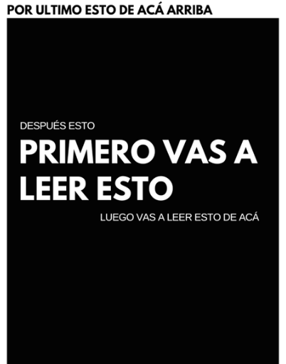 Imagen destinada a establecer un patrn de lectura