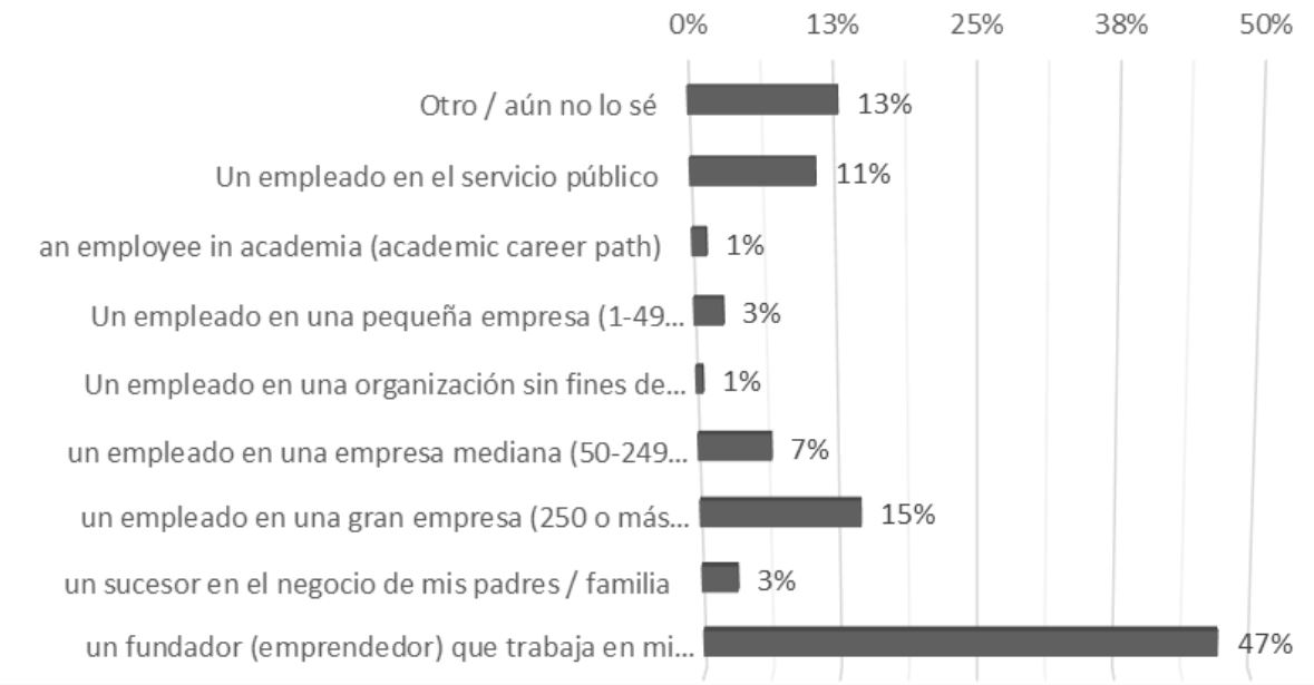 Intencin de carrera al culminar sus estudios profesionales