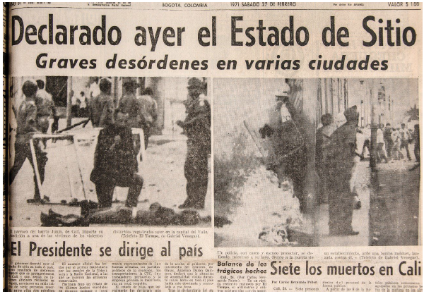 Declarado ayer el estado de sitio.