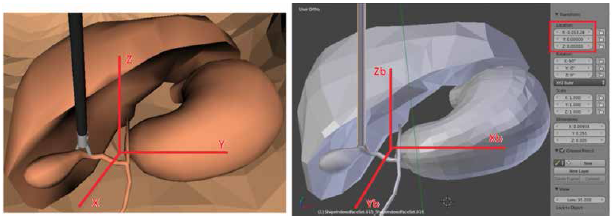 Desplazamiento en SVRQ generando un desplazamiento en Blender.